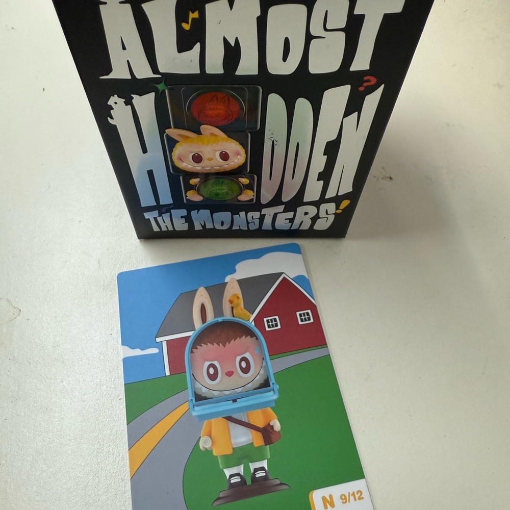 Pop Mart Almost Hidden The Monsters Collectible